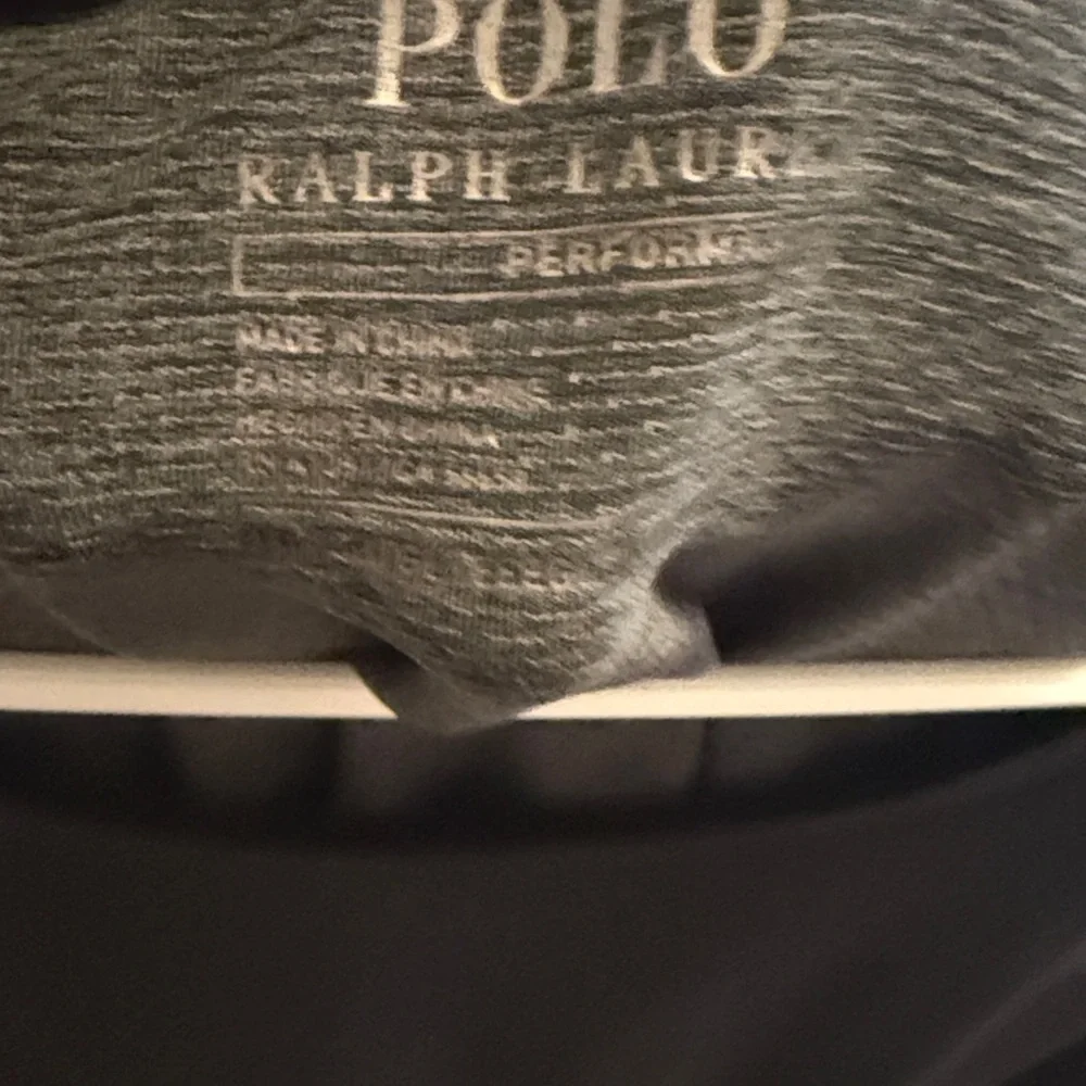 Polo Ralph Lauren Black Performance Long Sleeve Shirt 3XLT